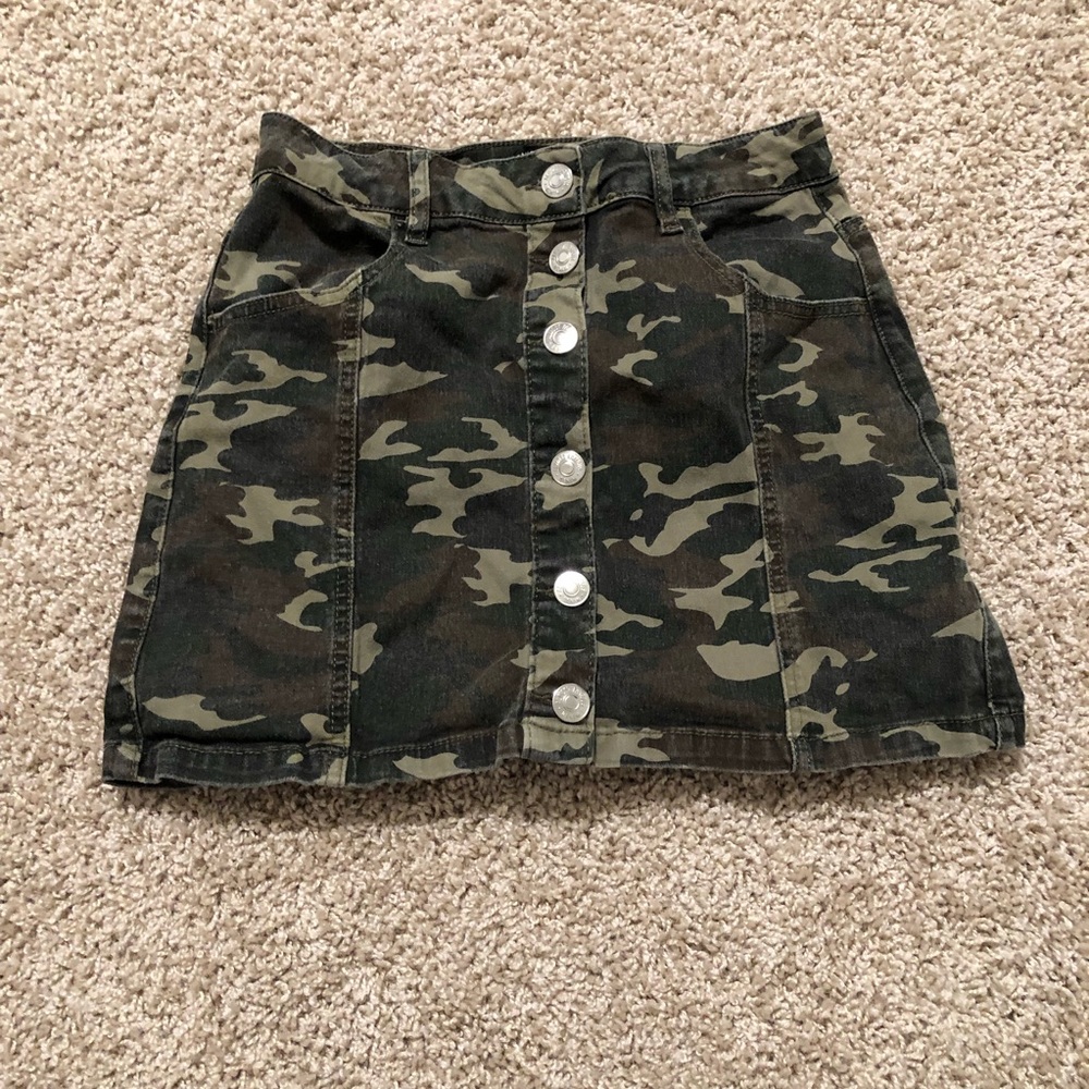 Camo Mini Skirt